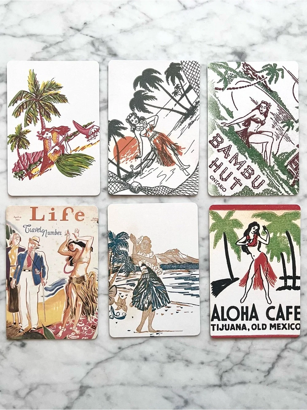 2001 Hula Honeys 30 Postcards Y2K Jim Heimann Hawaii Polynesian Hawaiian